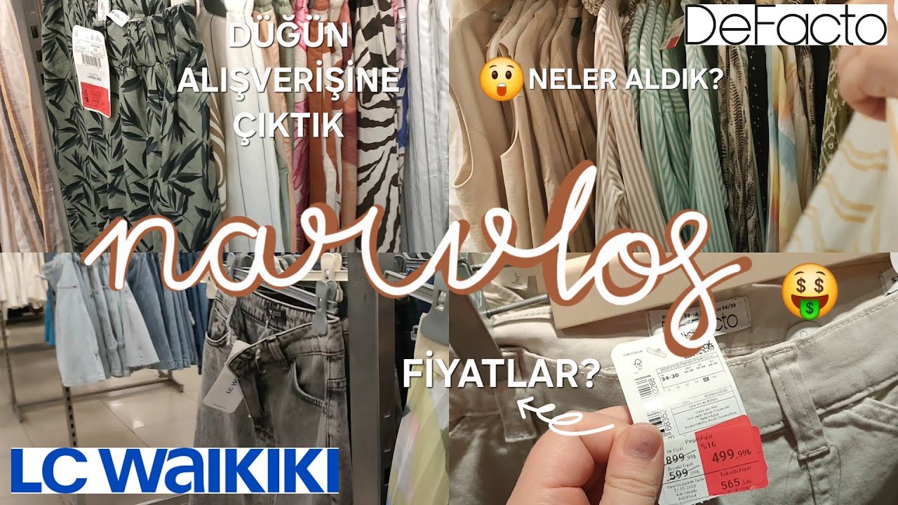 DÜĞÜN ALIŞVERİŞİNE ÇIKTIK🛍️ LC WAIKIKI👗DEFACTO🕶️ FİYATLAR NELER ALDIK⁉️ ALIŞVERİŞ VLOG 