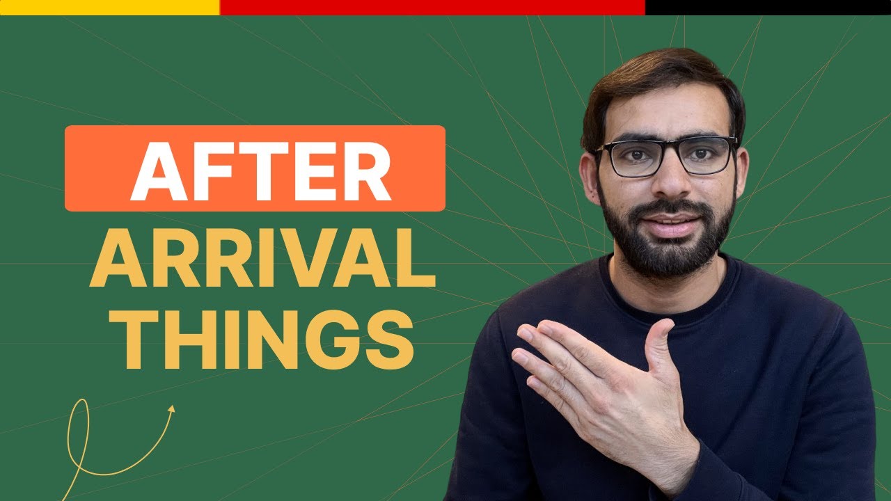 7 Most Important things to do after coming to Germany