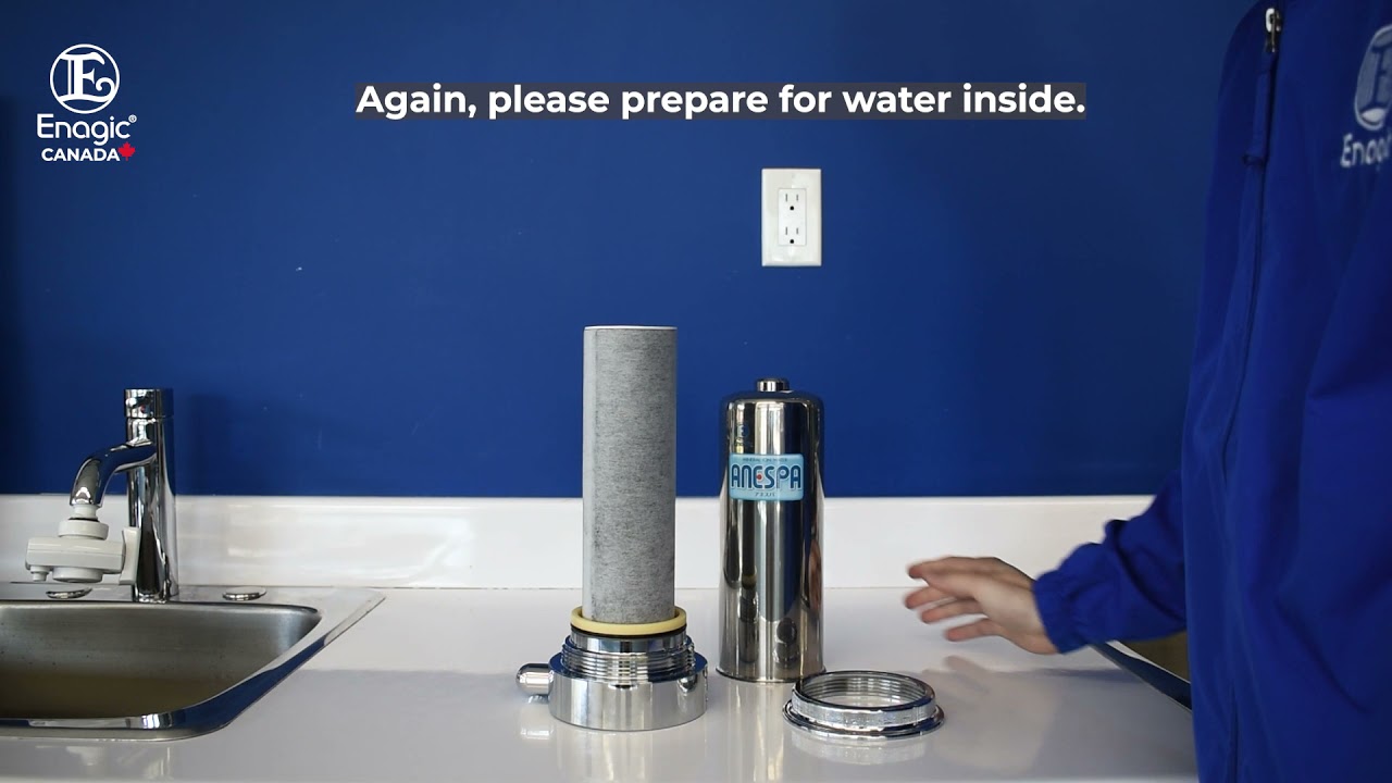 How to change Anespa replacement filters