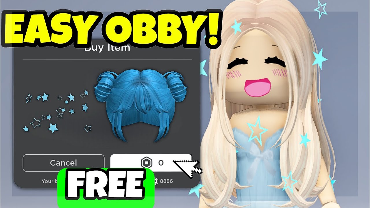 EASY FREE HAIR OBBY! ROBLOX