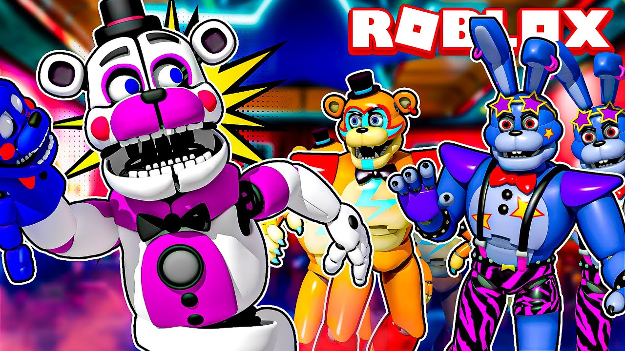 UNLOCKING New FNAF Security Breach MORPHS in Roblox with Freddy and Funtime Freddy
