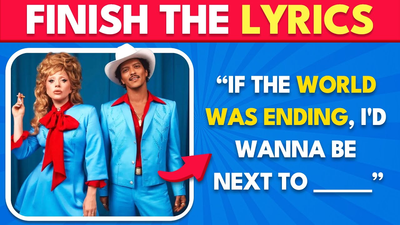 Finish The Lyrics Challenge 30 Most Popular Songs | Music Quiz🎤🎶