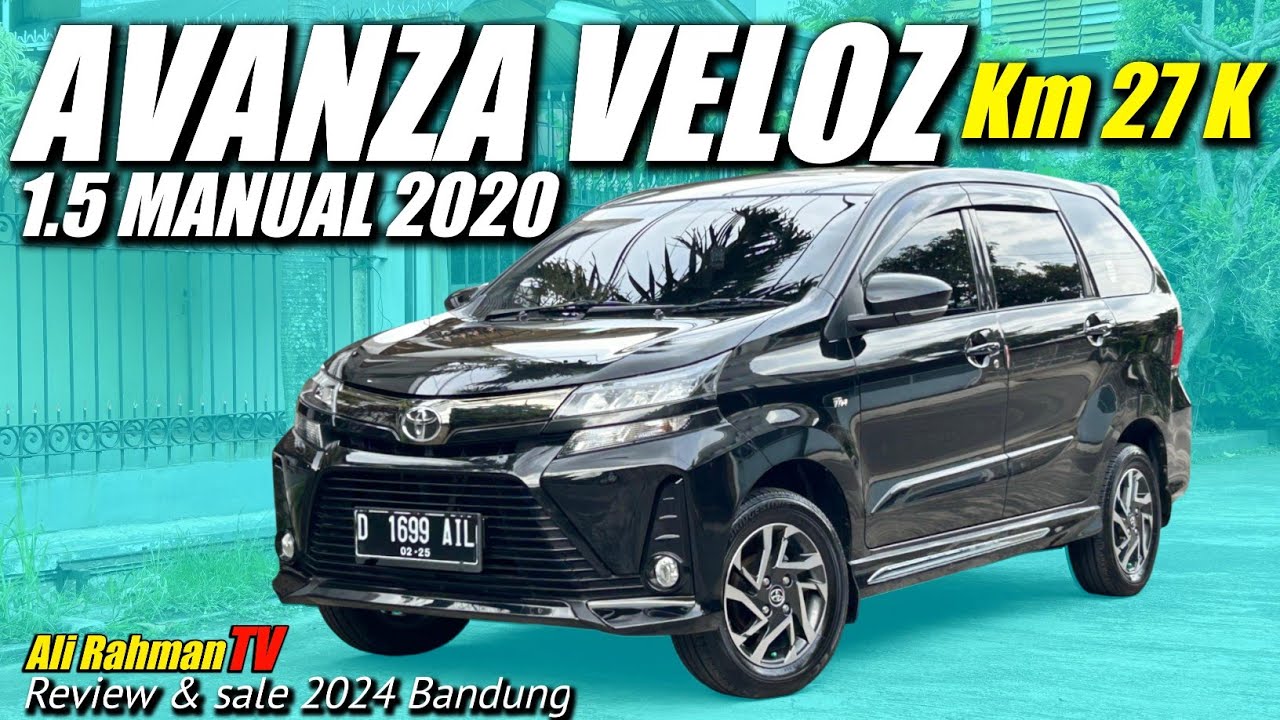 TOYOTA AVANZA VELOZ 1.5 MANUAL 2020 LOW KM , MOBIL BEKAS BANDUNG | ALI RAHMAN TV