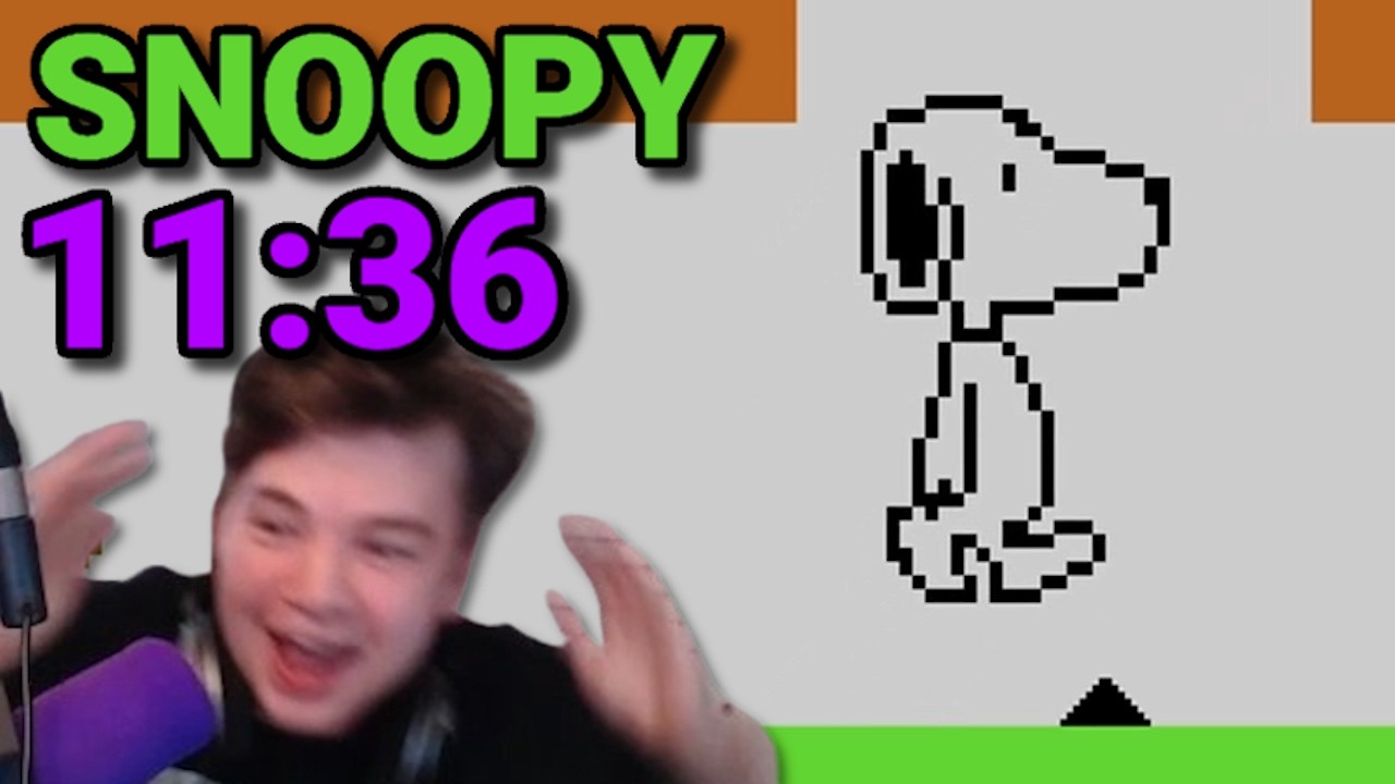 Snoopy (C64) Speedrun in 11:36 (World Record)