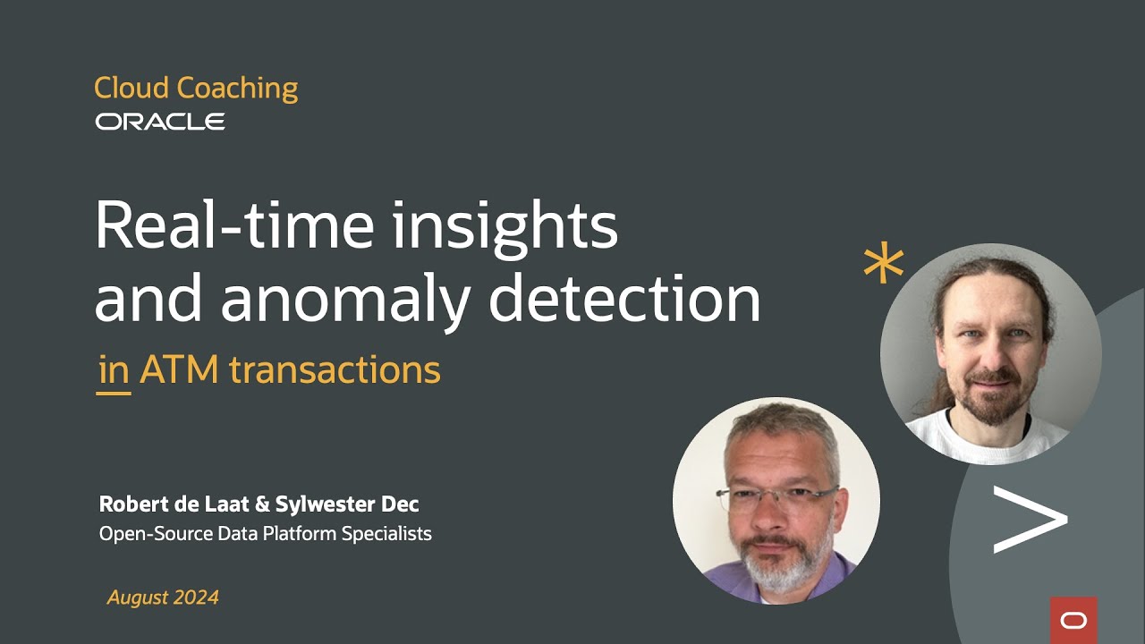 Cloud Coaching - Real-time insights and anomaly detection in ATM transactions
