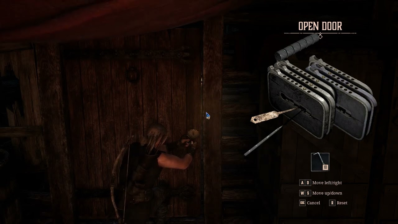 Gothic 1 Remake. Door to Warehouse 2. Part 1. Old Camp. 54 moves! Picklocking guide.