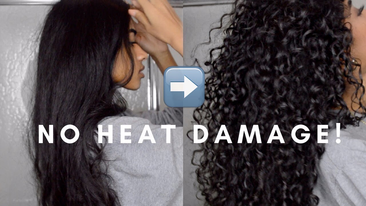 How to: Straight to Curly | NO HEAT DAMAGE!