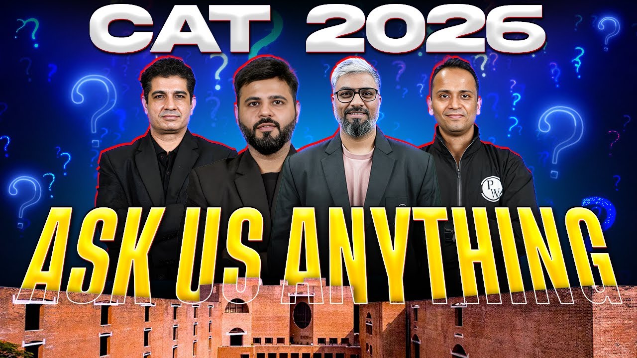 All CAT 2026 Doubts Answered 💯 | Ask Us Anything Session | MBA Wallah English Medium