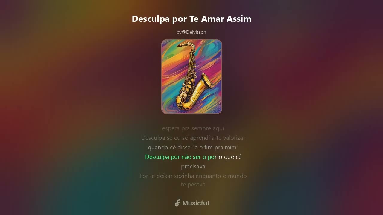 Desculpa por Te Amar Assim