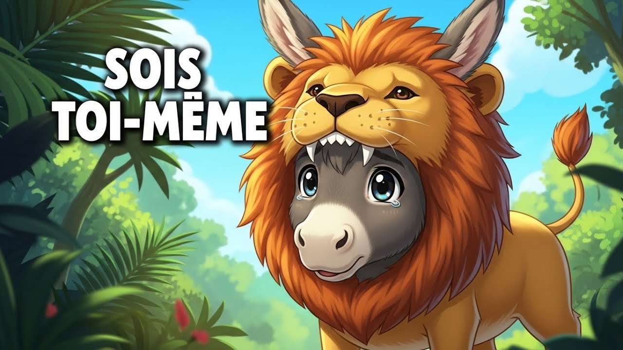L’Âne dans la Peau du Lion 🐴🦁 | Une Histoire Morale sur le Courage d’Être Soi