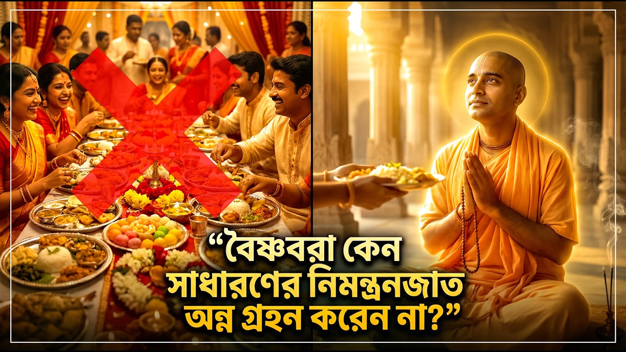 বৈষ্ণবরা কেন সব জায়গার খাবার খান না?Why Vaishnavas Don’t Eat Everywhere