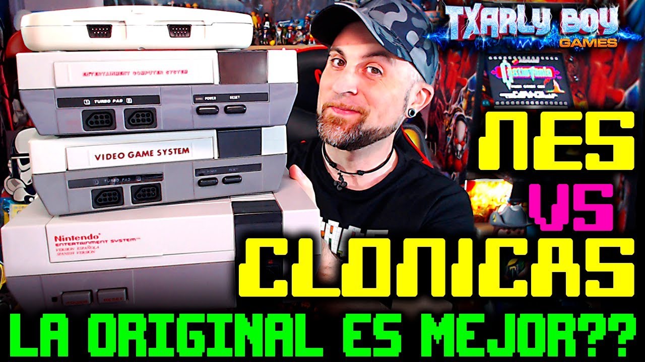 NINTENDO NES vs CLONICAS - REALMENTE LA ORIGINAL ES MEJOR?? | TXARLY BOY GAMES