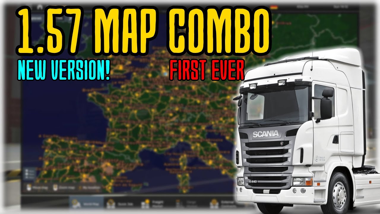 🌍 FIRST ETS2 1.57 MAP COMBO! 🚛 | Complete Guide + Downloads (4K)