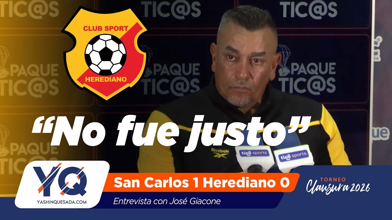 Giacone: “La derrota fue excesiva” | Herediano analiza el 1-0