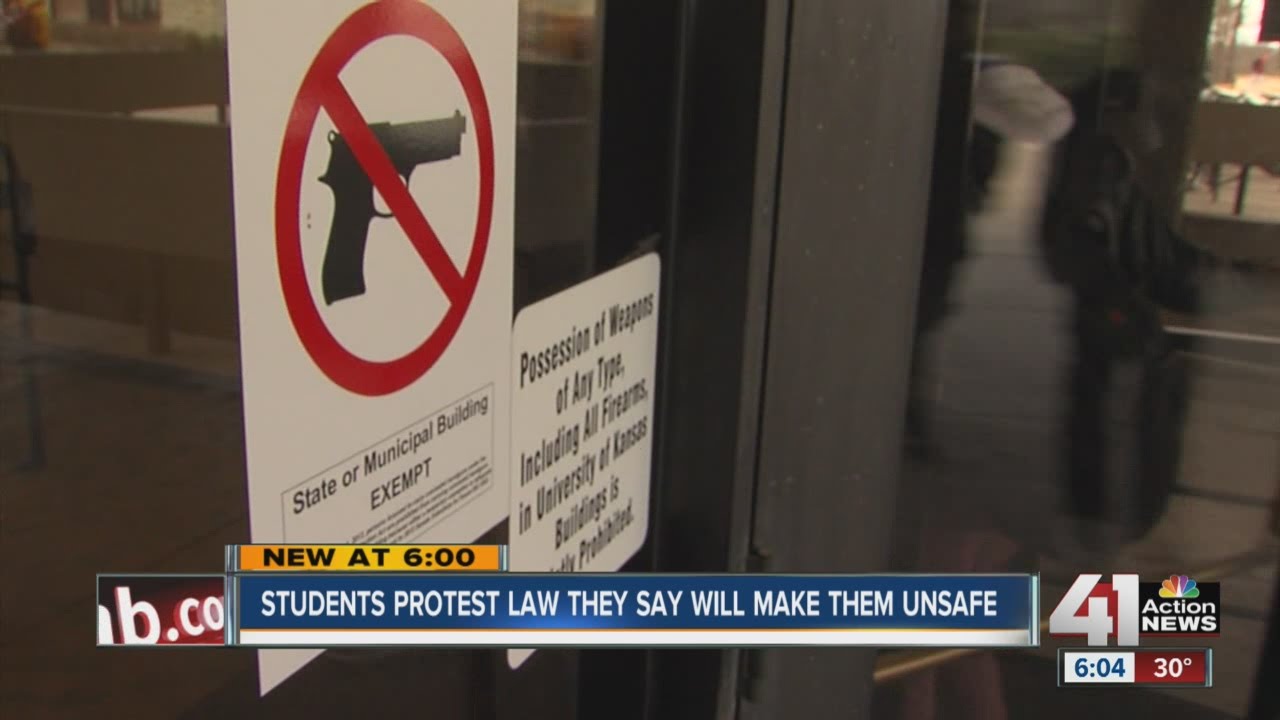 Students protest law they say will make campus unsafe