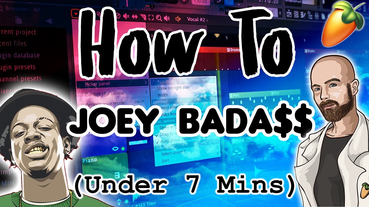 From Scratch: A Joey Bada$$ song in under 7 minutes | FL Studio tutorial