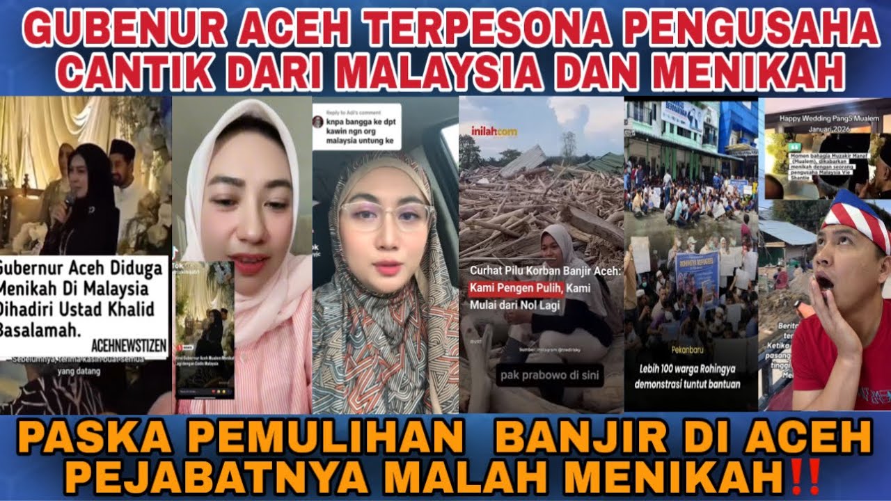 GUBENUR ACEH‼️TEPESONA PENGUSAHA CANTIK DARI MALAYSIA SAMPAI MENIKAHINYA‼️
