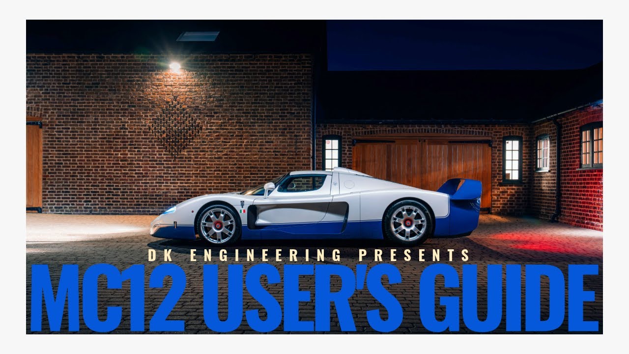 Maserati MC12 Stradale User's Guide