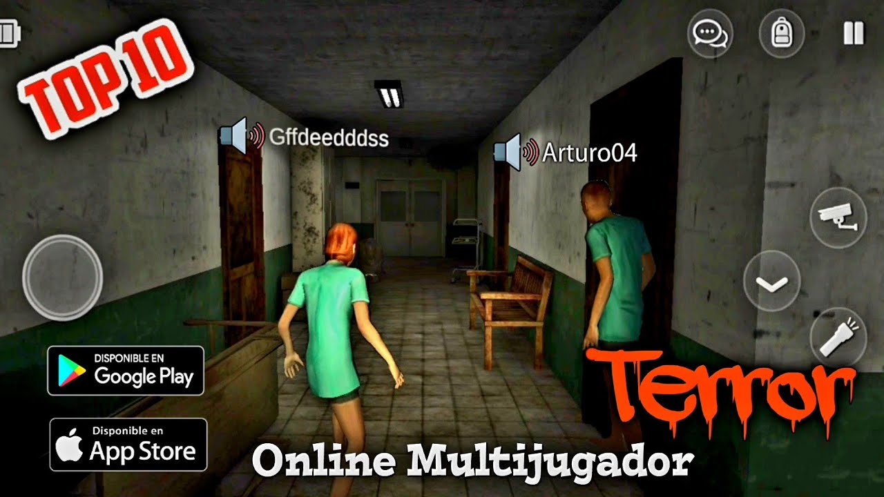 TOP 10 Mejores JUEGOS de TERROR MULTIJUGADOR online para ANDROID 2023