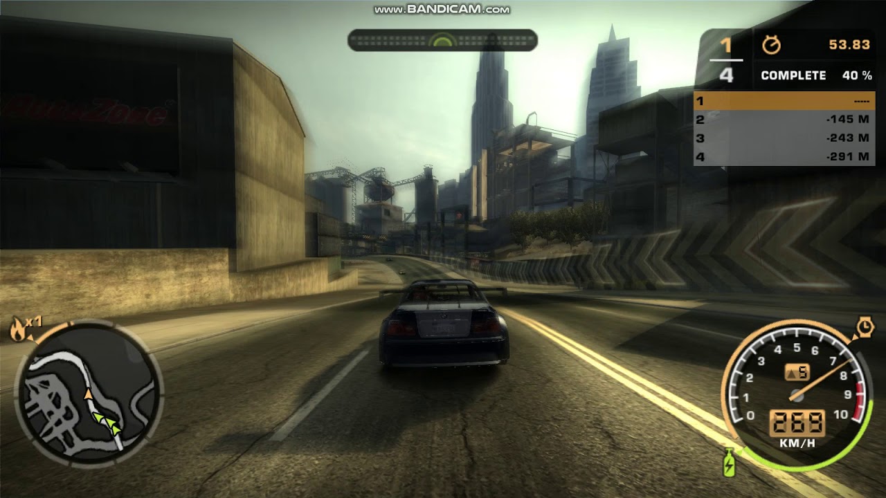 Graphics mod and sound mod + whine sound mod in BMW M3 GTR (NFS: MOSTWANTED)