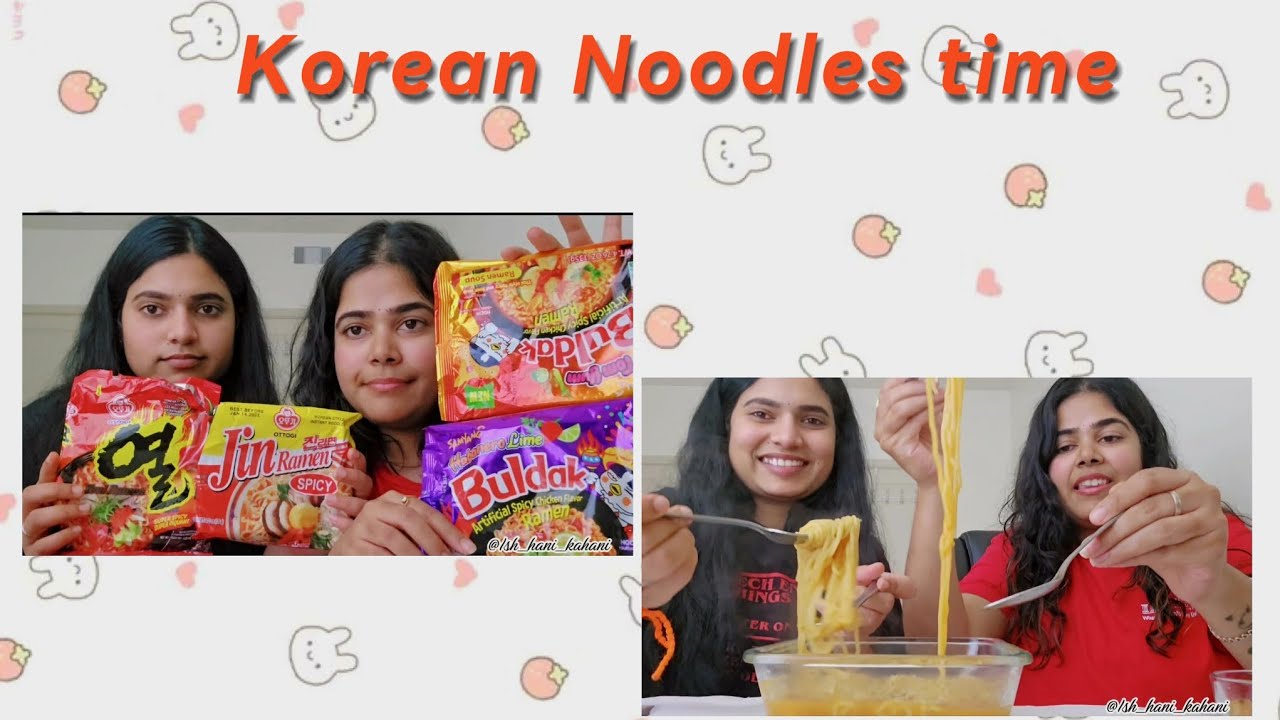 Korean Noodles challenge | BULDAK | JIN | OTTOGI YEUL