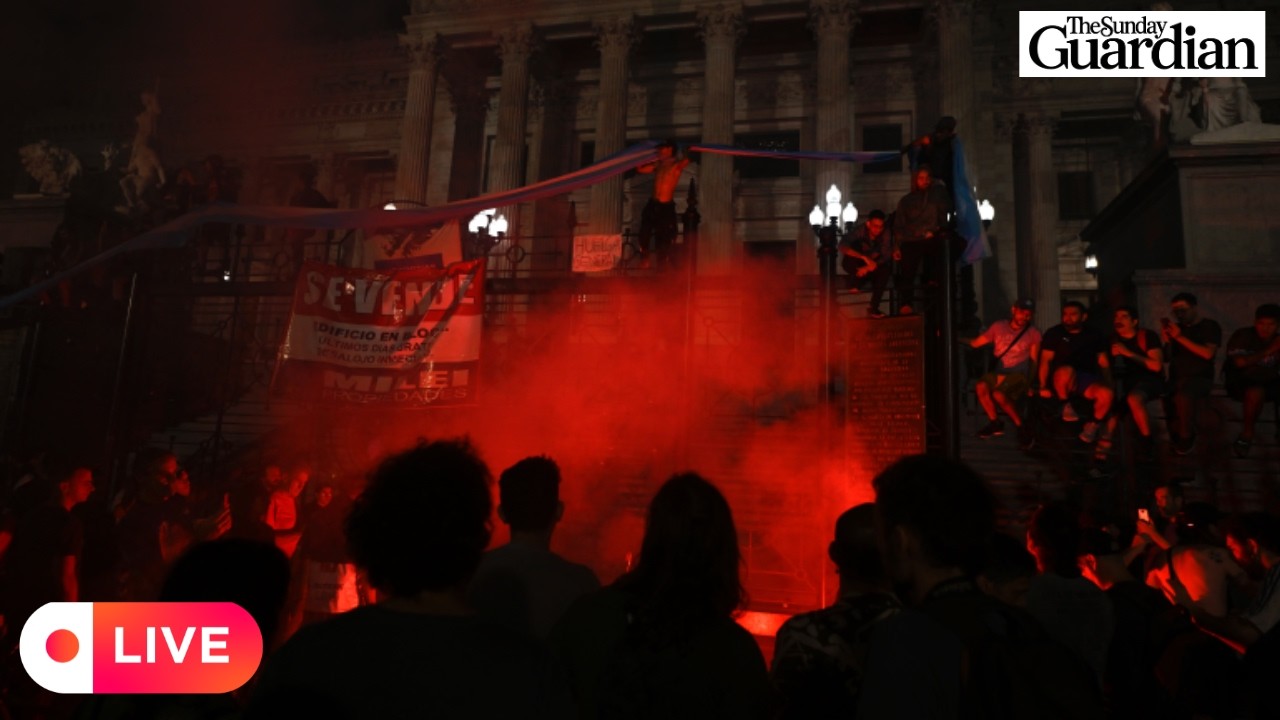 Argentina protest LIVE: Left stages &lsquo;Anger March&rsquo; against Milei government