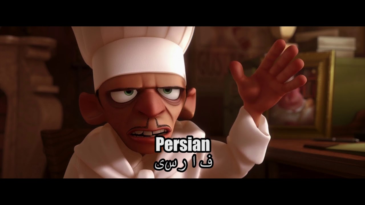 Ratatouille - Drunk Linguini Scene (Multilanguage)