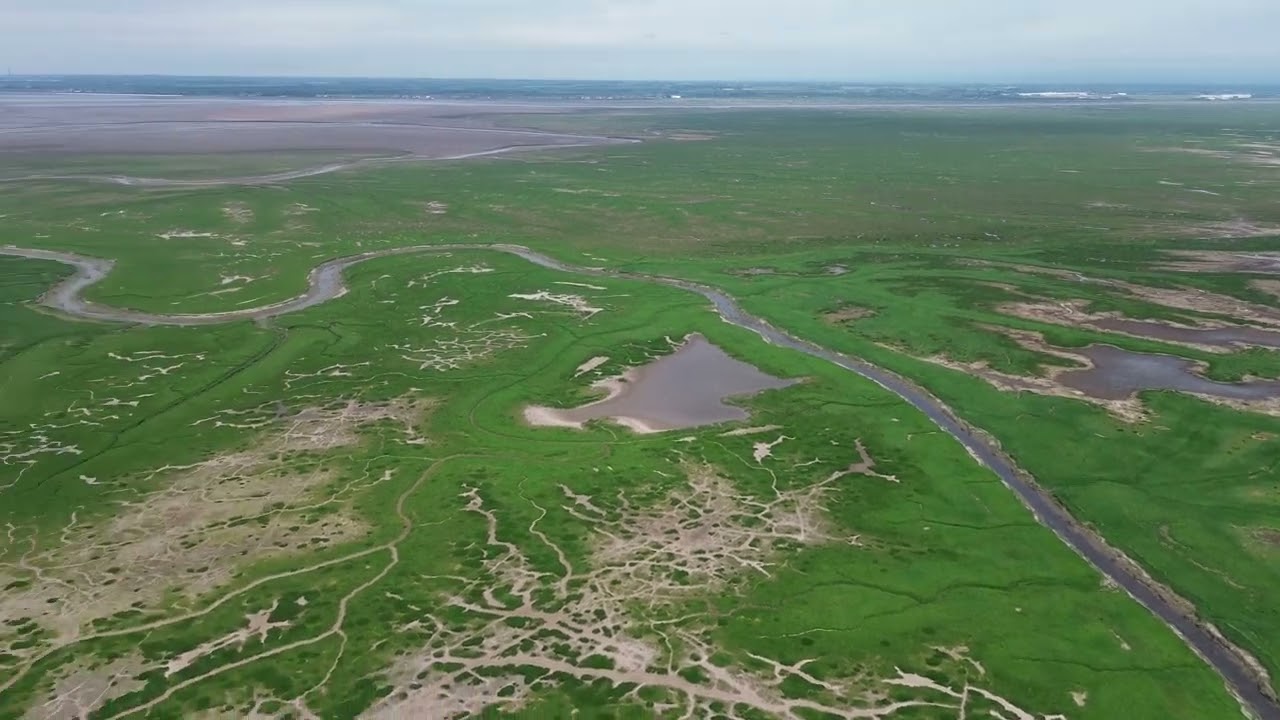 A quick flight over Marshside, Southport