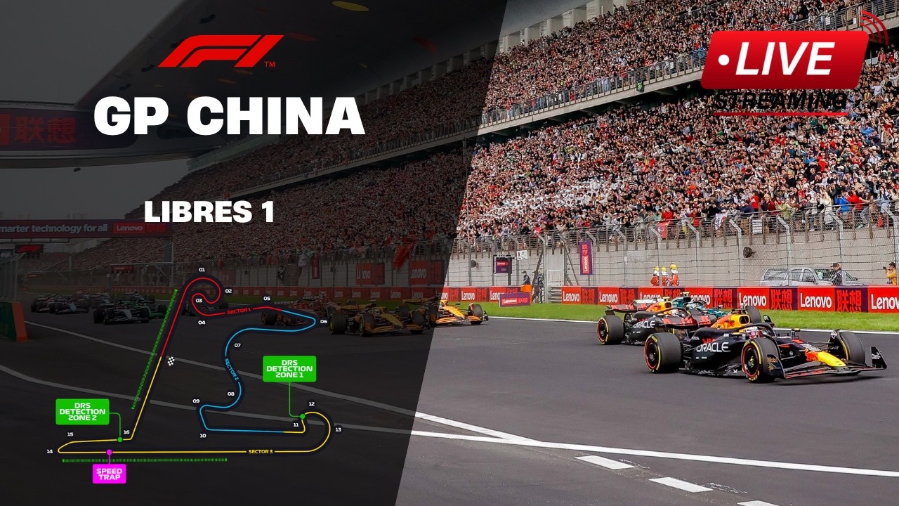 F1 EN VIVO🔴GP CHINA LIBRES 1 (FP1) - COMENTARIOS EN ESPAÑOL - Ivanin 8