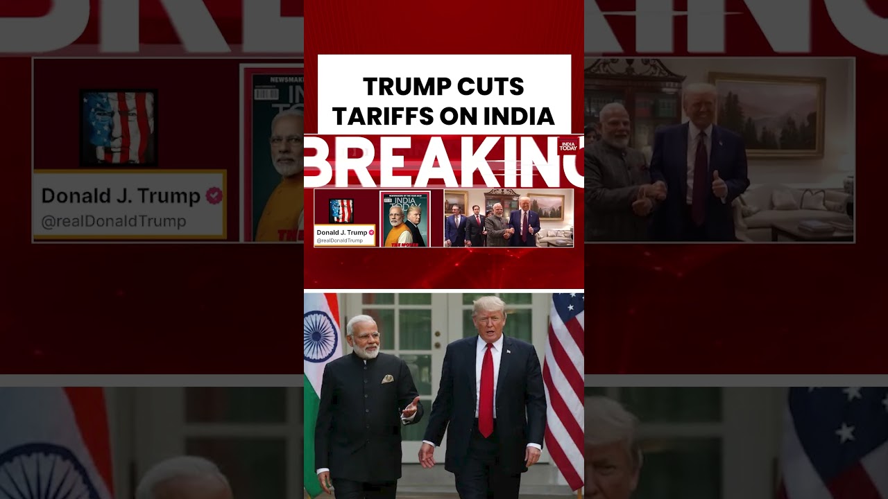 Trump Reduces Reciprocal Tariffs On India | US Says India and Washington Agreed to Trade Deal Modi
