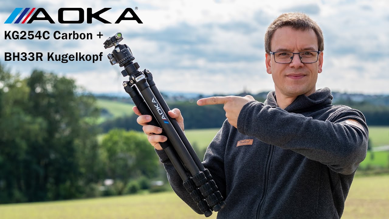 AOKA KG254C Carbonstativ + BH33R Kugelkopf: Stabil, leicht, raffiniert ausgestattet! Meine Meinung!