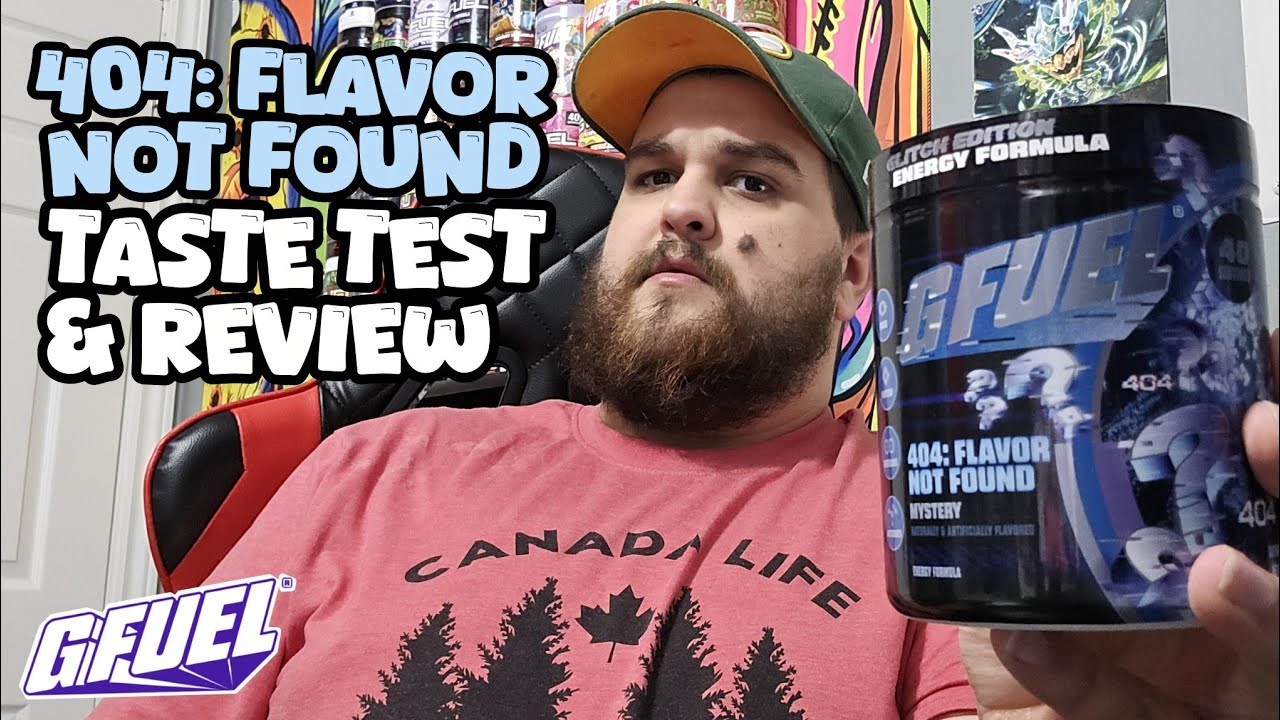GFUEL - 404 Flavor Not Found (Mystery Flavor) Taste Test & Review