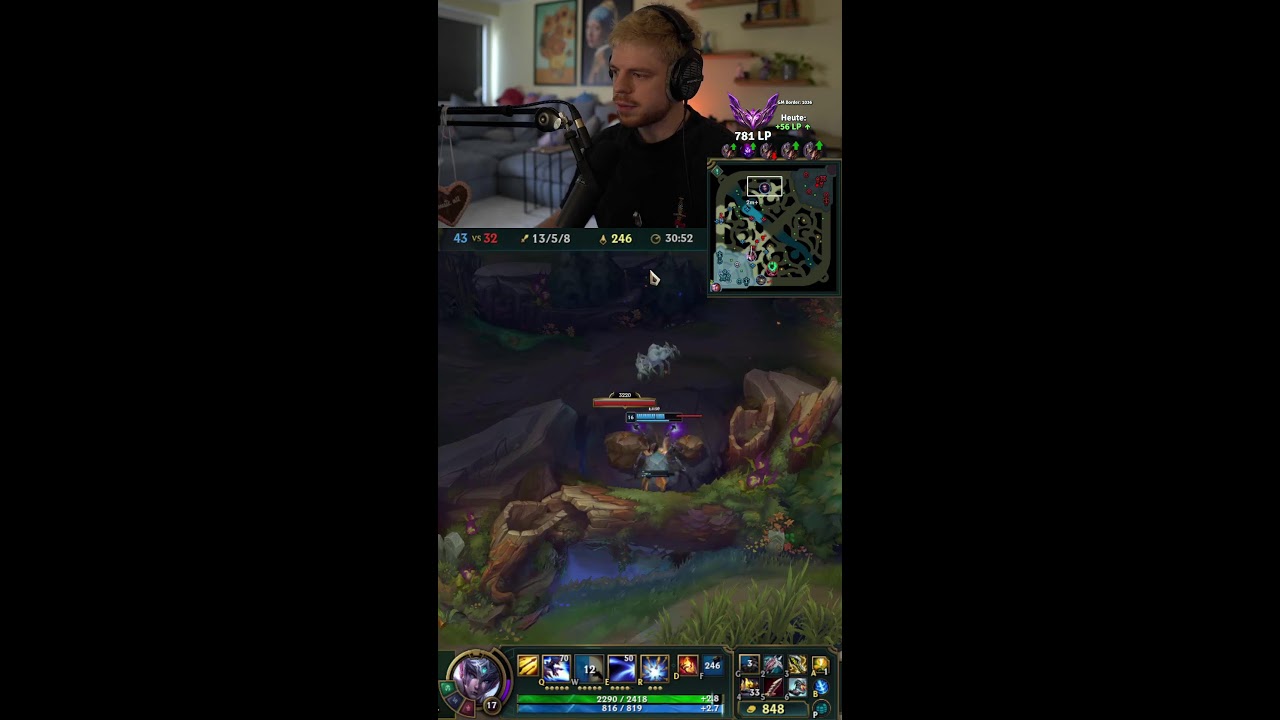 HEXTECH GUNBLADE BLAUE KARTEN TWISTED FATE 😎 #leagueoflegends