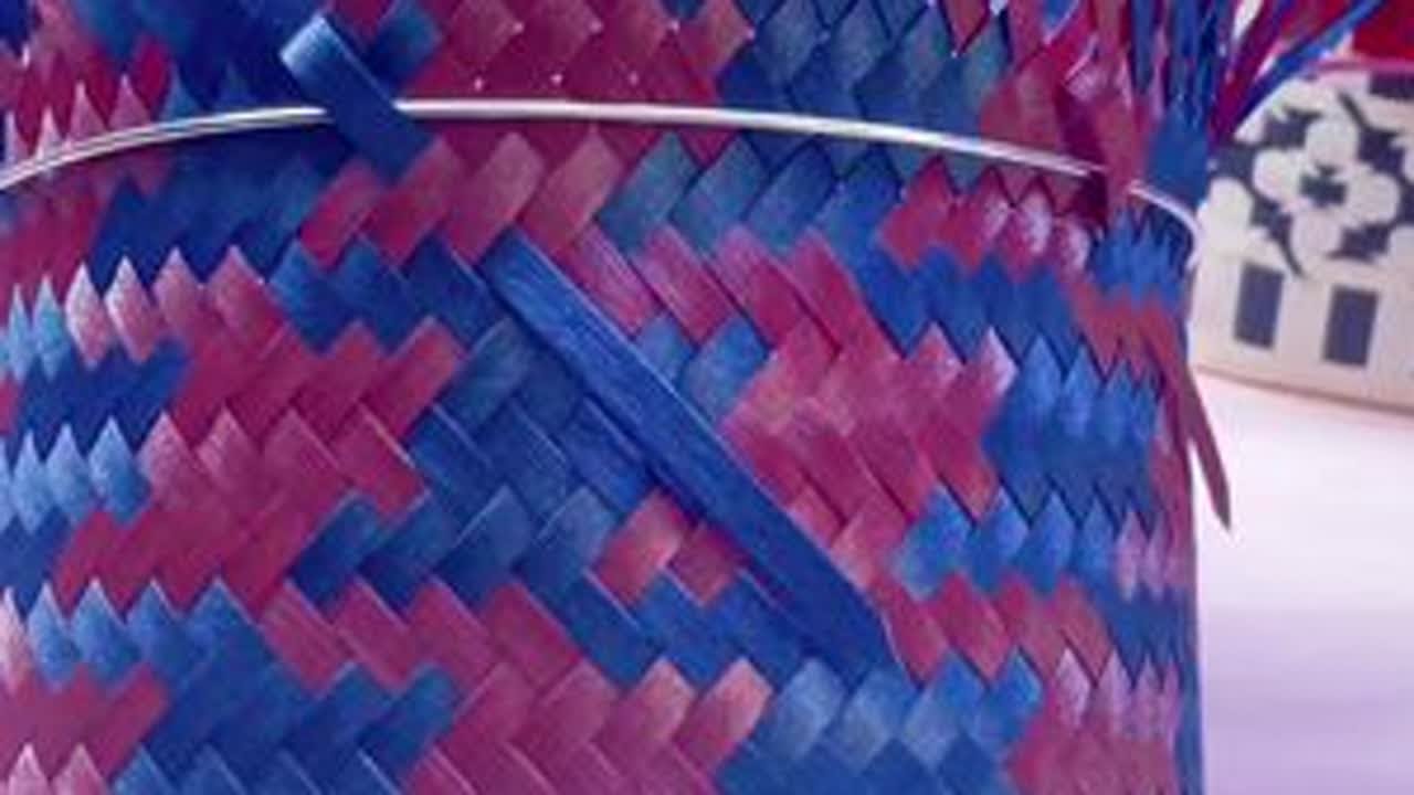 #抖音创作者服务中心 #手工 #千鸟格收纳箱