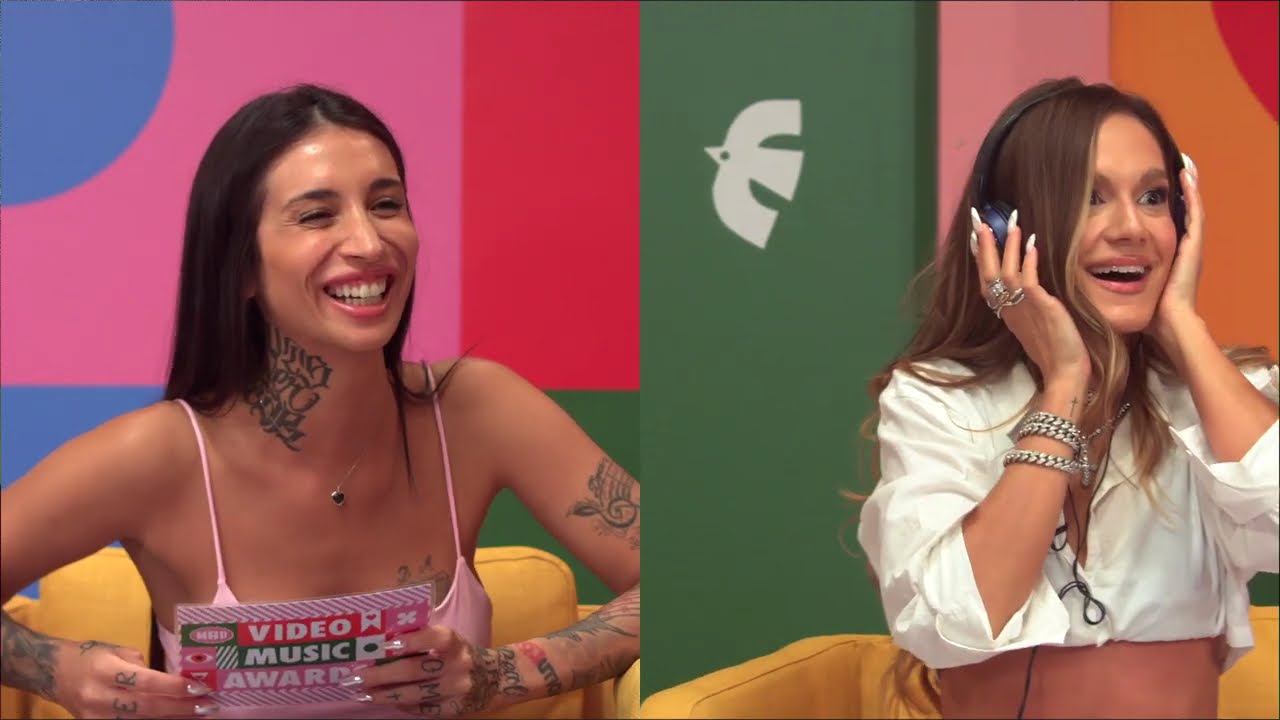 Αυτό με τις δύο...Liles! Η Dat Lily υποδέχεται την Lila στο Μad VMA TV Show από τη ΔΕΗ