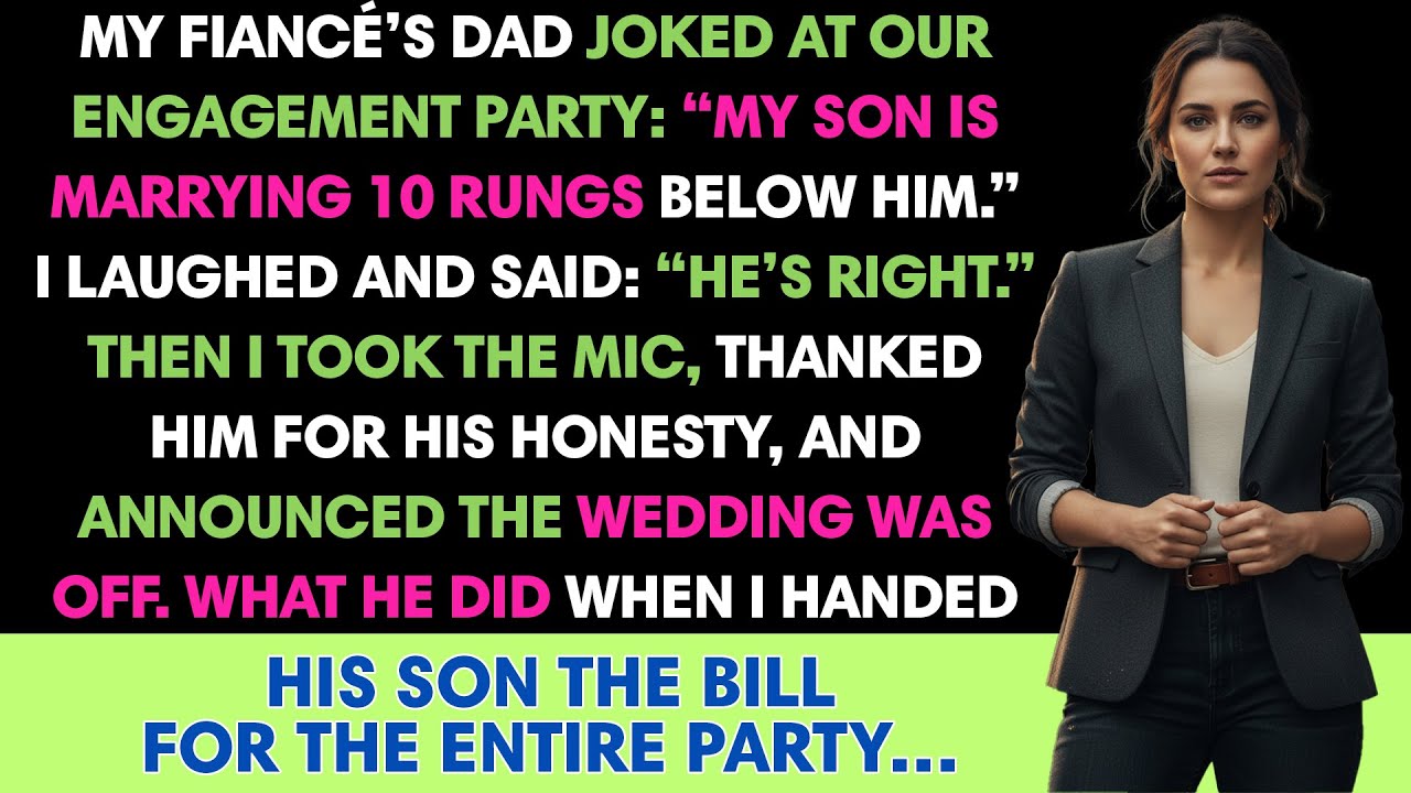 My Fiancé’s Dad Joked At Our Engagement Party: “My Son Is Marrying 10 Rungs” //Reddit Stories