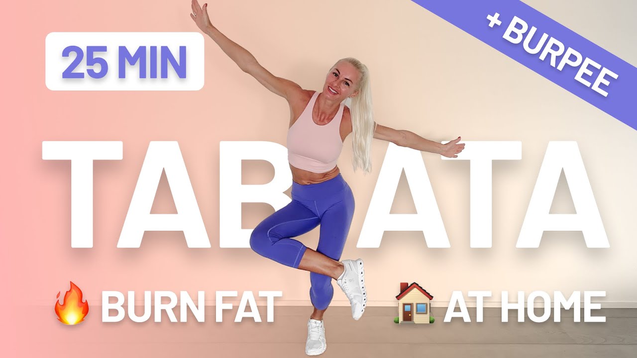 25 Min Intense Fat Burning TABATA HIIT - Full Body / No Repeat / No Equipment / Home Workout