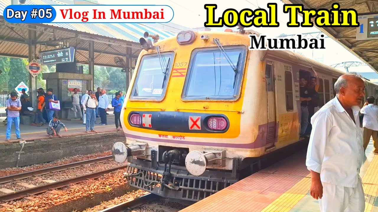 मुंबई लोकल ट्रेन का सफ़र 🚆 | Mumbai Local Train Journey ❤️ | Real Vlog @pintureallifevlog 
