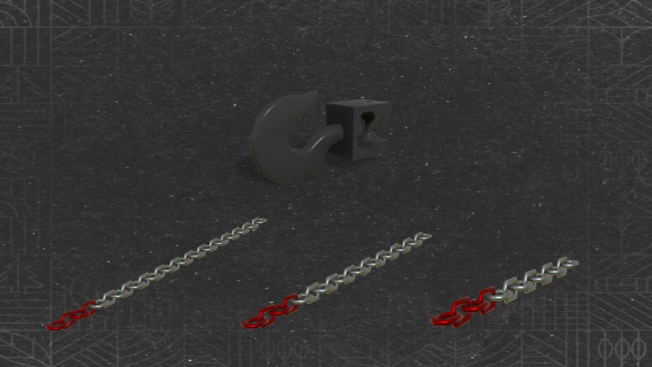 FS25 - Towing Chain With Hook