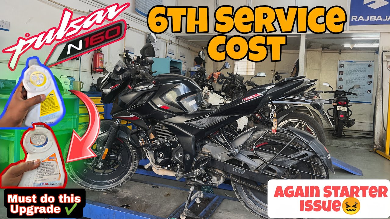 Pulsar N160 6th Service Cost || 6th service me ye UPGRADE Jarur karna ✔️ || Ride with Jerry