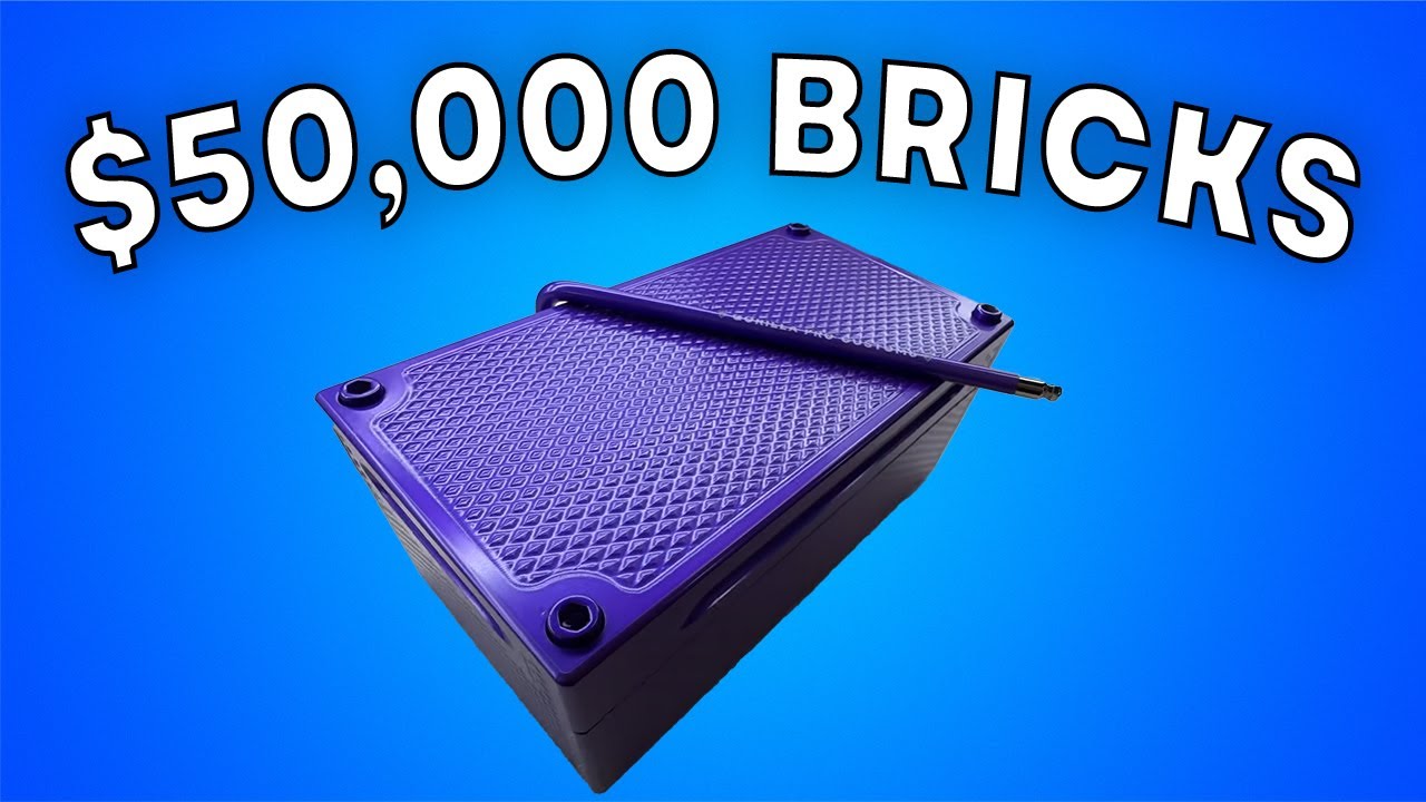 Check this out. $50,000 Royal Purple Brick. | Gorilla Pro Customs #shortsvideo  #giftideas #purple