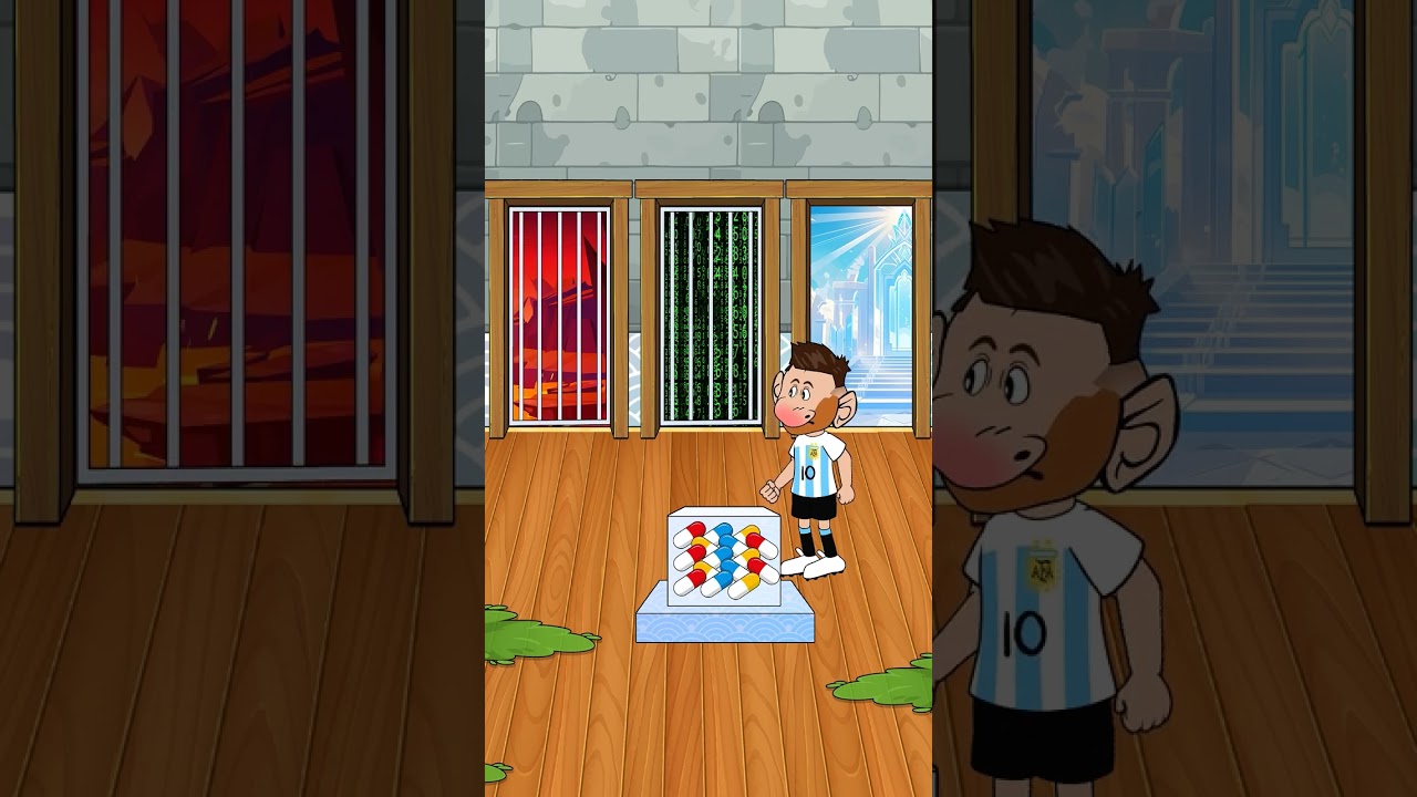 The tablet decided which door Ronaldo and his friends should go through 