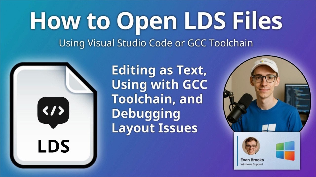 Как открыть файлы LDS (скрипт компоновщика Binutils LD)