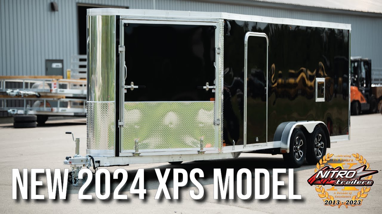 New 2024 Nitro XPS Inline Snowmobile Trailer