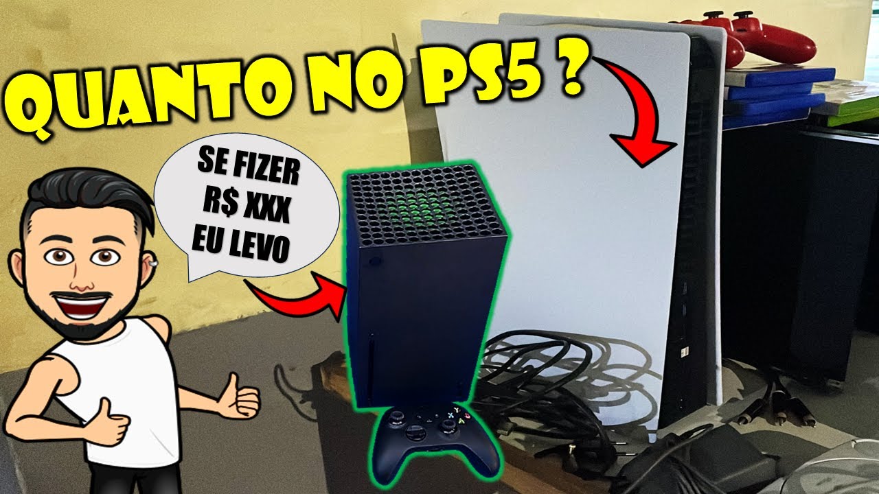 PLAYSTATION 5 E XBOX SERIES X NA CAÇADA GAMER NA FEIRA DO ROLO