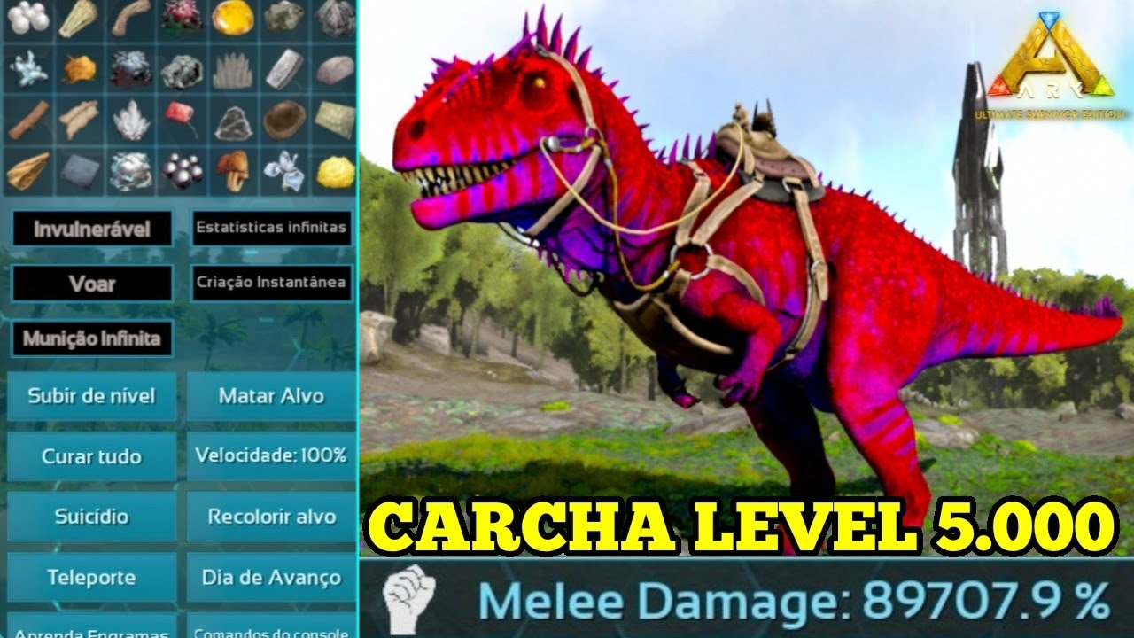 Ark Mobile -Taming Carcha Level 5,000 (Ark mobile ultimate edition)