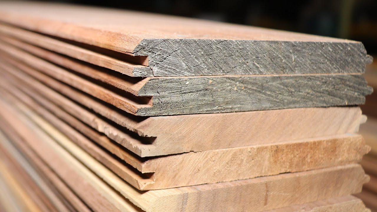 Making Some 7 /16" Walnut Tongue And Groove Paneling On The Router Table