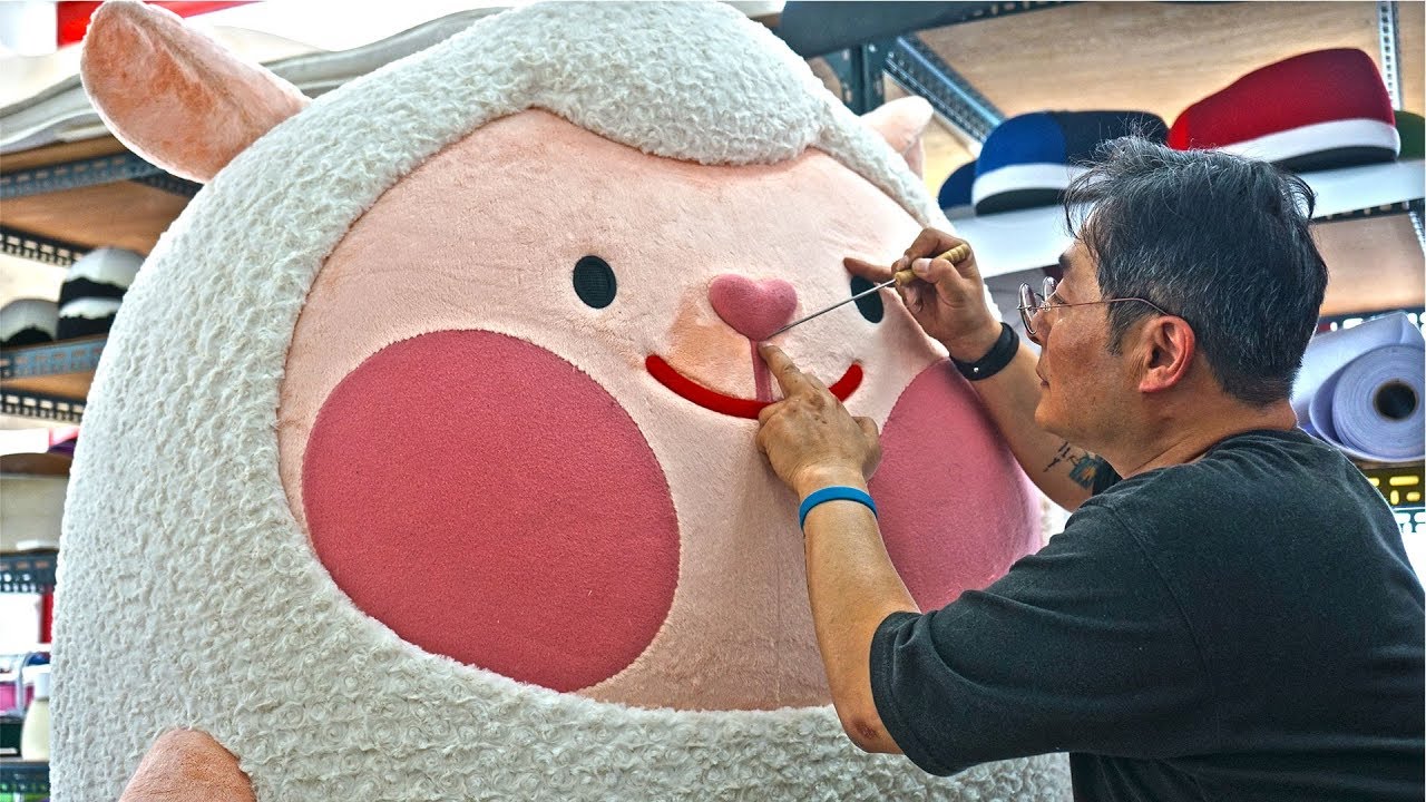 Giant Sheep Mascot costume (ENG SUB)