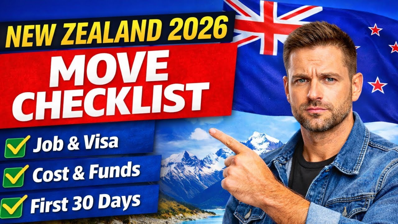 Новая Зеландия 2026 🇳🇿 Полный контрольный список для переезда | Работа из «зеленого списка», рабо...