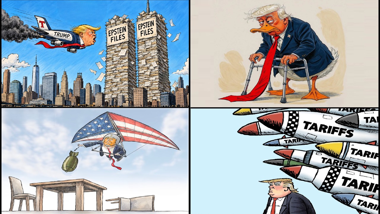 Эти карикатуры говорят то, что все думают о Трампе 👀 | 11 СЕНТЯБРЯ